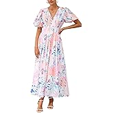 Maxigerui Women's Summer Floral Maxi Dress Spring Wedding Guest Dress 2026