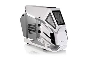 Thermaltake AH T200 Snow Helicopter Styled Open Frame Tempered Glass Swing Door USB3.1 (Gen.2) Type-C m-ATX Micro Case CA-1R4