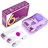 Autsmile Home Use 6-In-1 Derma Microneedling Roller-Kit Skin Care Tools For Face and Body 0.3mm