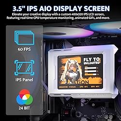 darkFlash 3.5in AIO Display Screen Upgrade Kit LCD