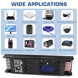PZETCEIR LED Driver 24V 150W 6.5A Slim LED Power