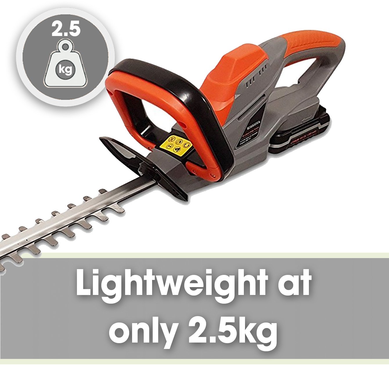 terratek cordless hedge trimmer