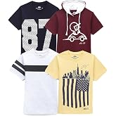 chopper club Boys T Shirts Multi-Pack Regular Fit Tees for Boys (Sizes US 3-14)