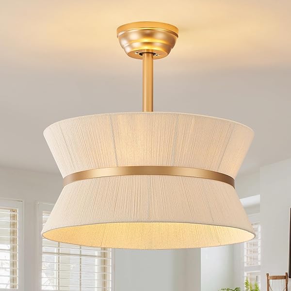 WONGU BOHO FANDELIER CEILING FAN WITH LIGHT AND...