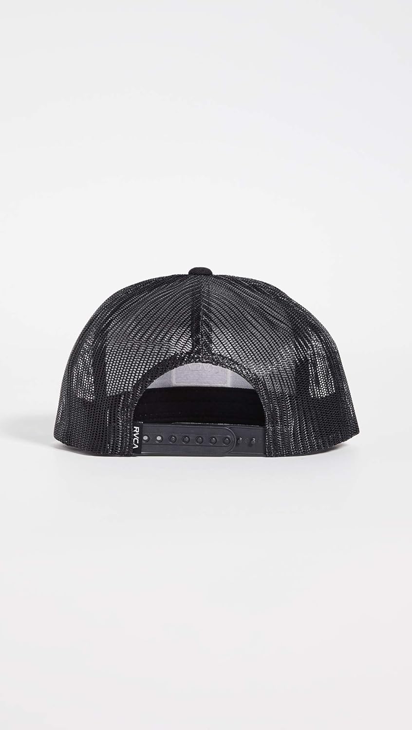 RVCA Va All The Way Trucker Iii Hat Black 1SZ: Clothing