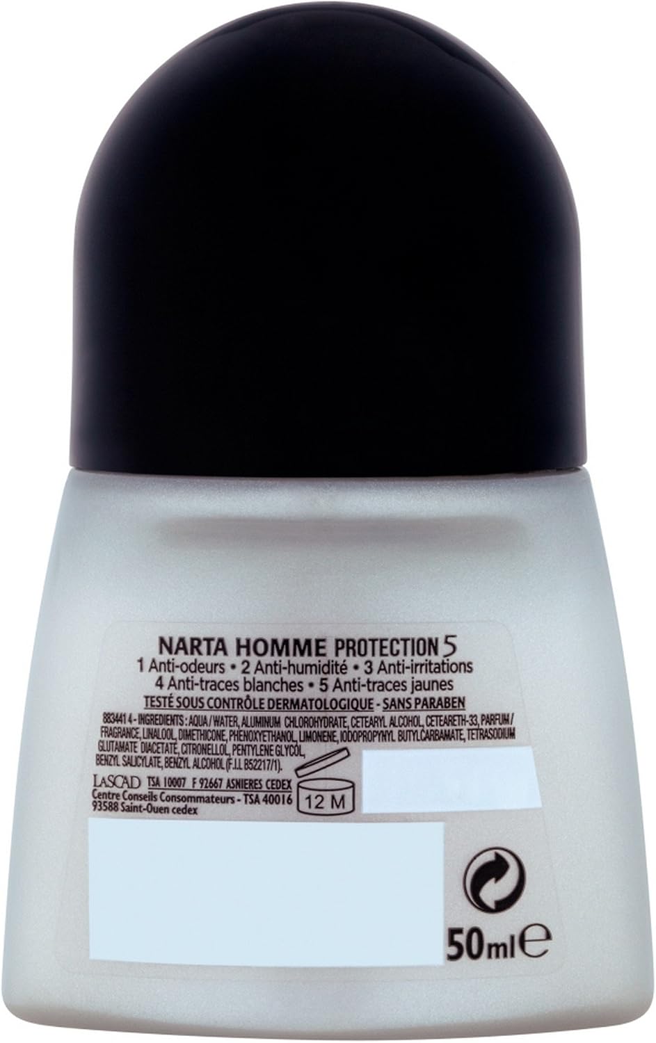 Narta Protection5 Maximum Freshness Deodorant Roll-On 50ml - Image 3