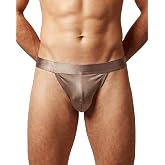 FEELITS Men's 100% Mulberry Silk Thong - Ultra Comfort Double-Layer Pouch | Hypoallergenic, pH Balanced, Ultra Smooth &amp; Breathable, Lustrous Sheen, Moisture-Wicking, Amino Acid-Rich