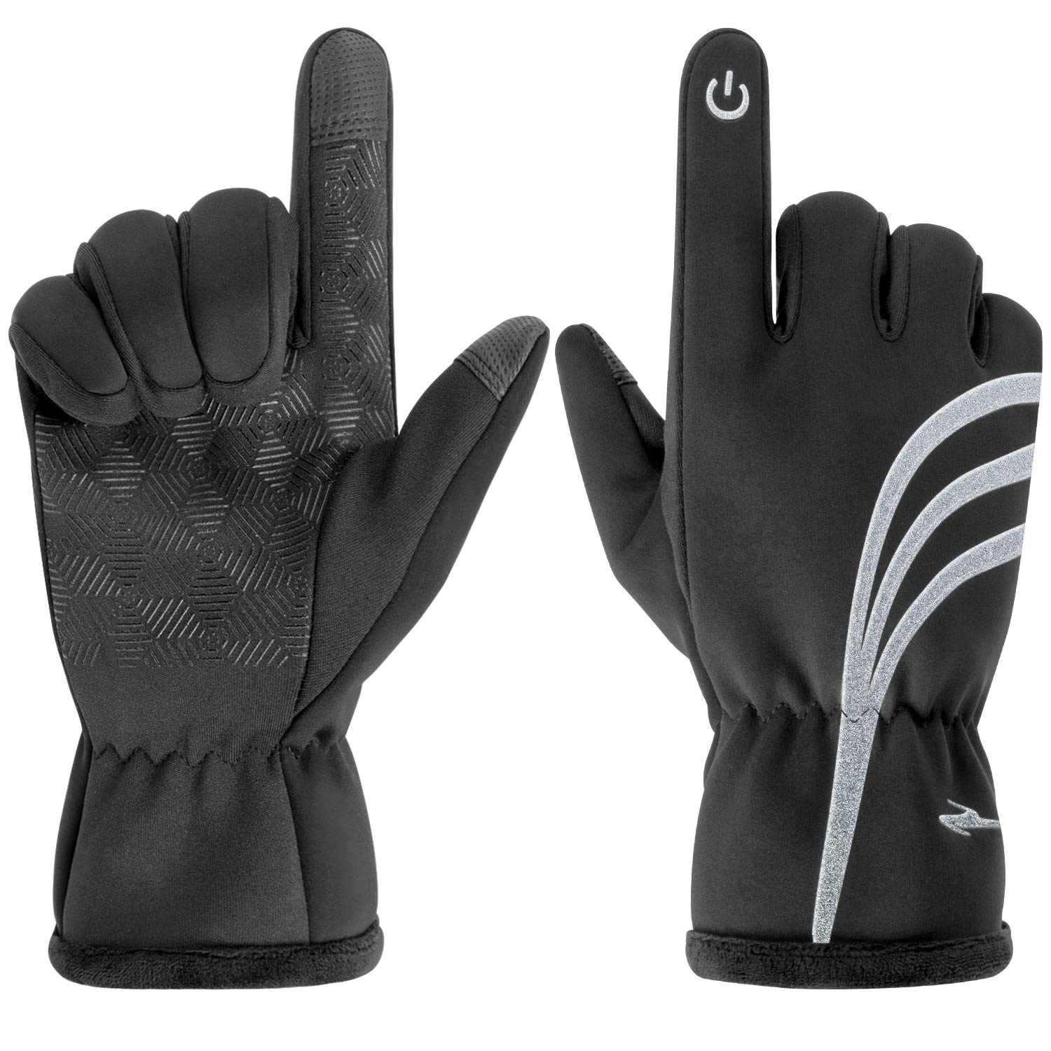 Hicool Winter Gloves For Women Men Touch Screen Gloves Warm Thermal Gloves Running Driving Riding Cycling Outdoor Sports Cold Weather Gloves