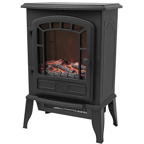 Classic Fire Elektrokamin Torino 2000W mit simuliertem Kaminfeuer