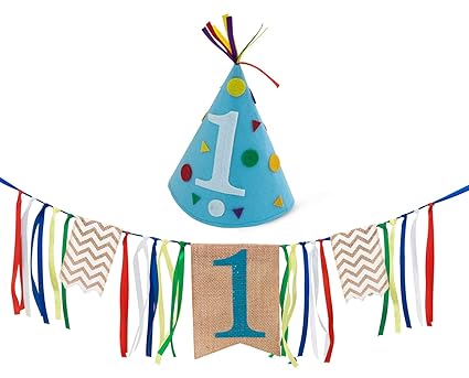 Amazon Com Sterling James Co Boy First Birthday Decorations 1st