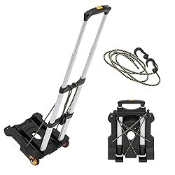 Mount-It! Luggage Cart with Wheels Foldable