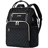 KROSER Laptop Backpack 17" Stylish Backpack Water Repellent College Casual Daypack with USB Port Travel Business Work Bag for