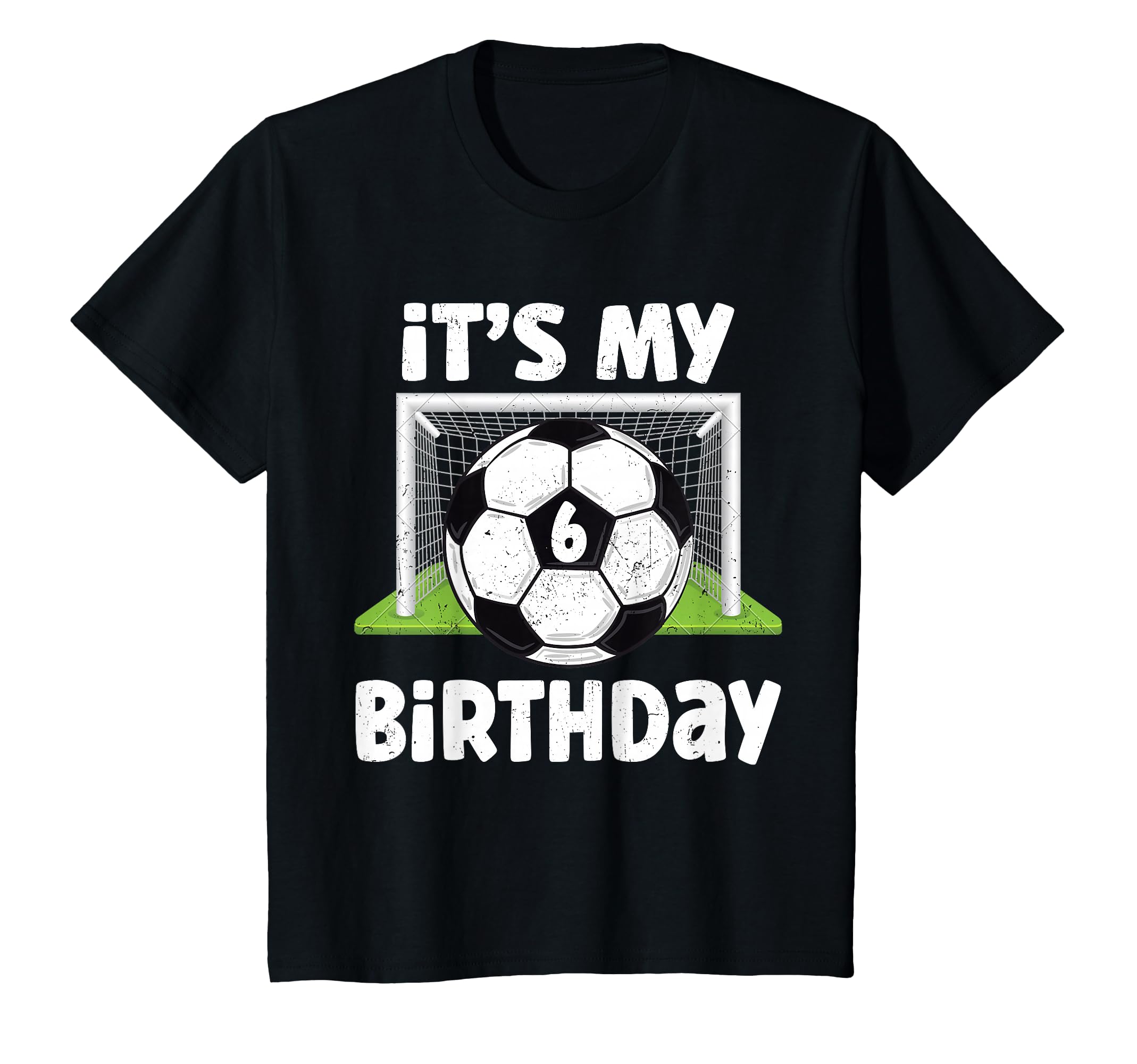 Photo 1 of *** SIMILAR***
6 Years Old Soccer 6th Birthday Player Kids B-day Party T-Shirt M