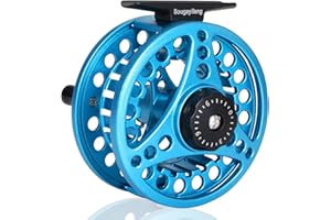 Sougayilang Fly Fishing Reel, Die Cast Aluminum, 5/6, 7/8, Saltwater Fly Reels