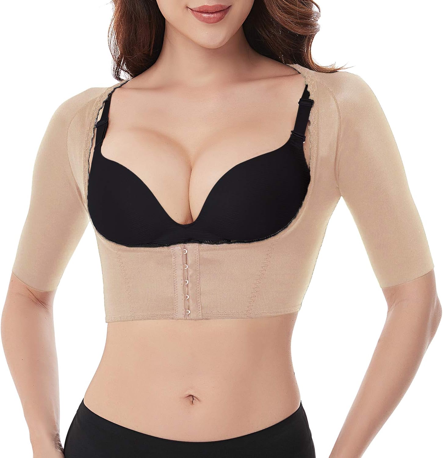 Upper Arm Shaper for Women Compression Sleeves Post Surgical Slimmer Humpback Posture Corrector Tops Shapewear at  Women’s Clothing store