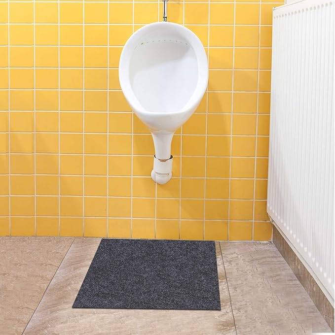 Urinal Mats (4 Pack)，Deodorizing Urinal Floor mats—Absorbent/Waterproof