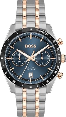 Montre Analogique Multifunction à Quartz pour Homme Collection TOURMASTER avec Bracelet en Acier Inoxydable de Couleur Or Rose Clair - 1514288