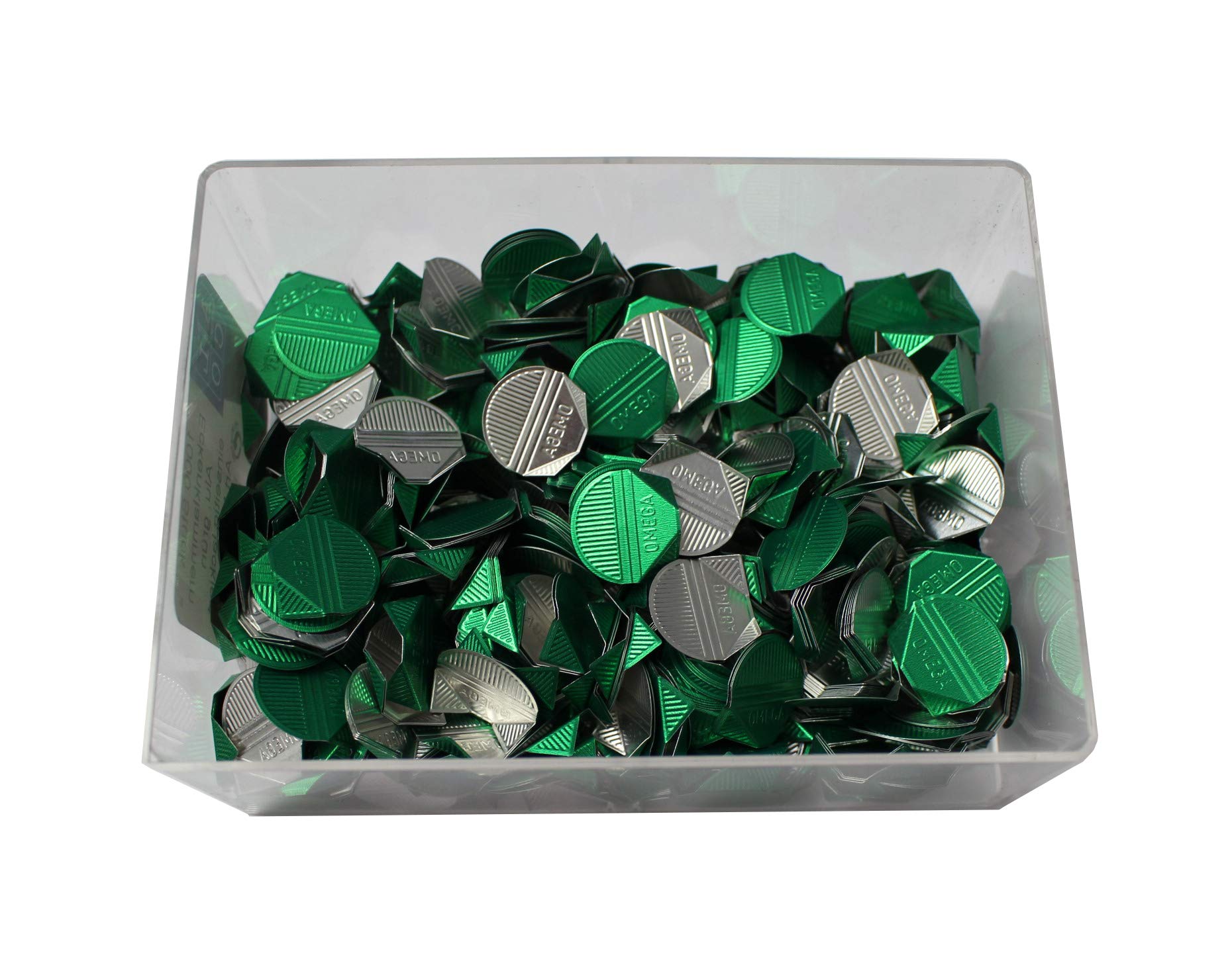 ALCO-Albert 540-18 Corner Clips Aluminium Green Varnished Pack of 1000 in a Tin