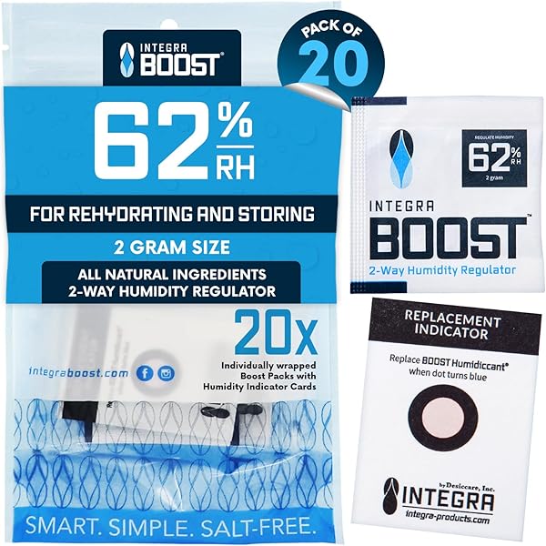 Integra™ Boost™ Humidity Boost Packet, 8g, 62% | In-Stock - Buy Now - Foto 3