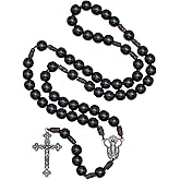 Intercession Our Father Sacred Handmade Solid Wood Rosary
