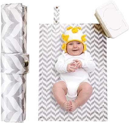 chevron changing mat