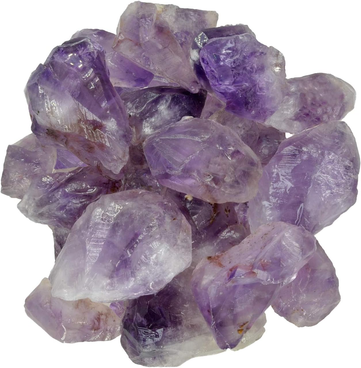 Digging Dolls: 1 lb of Amethyst Broken Point Stones from Brazil - Raw & Natural Rough Rocks Semi Points!
