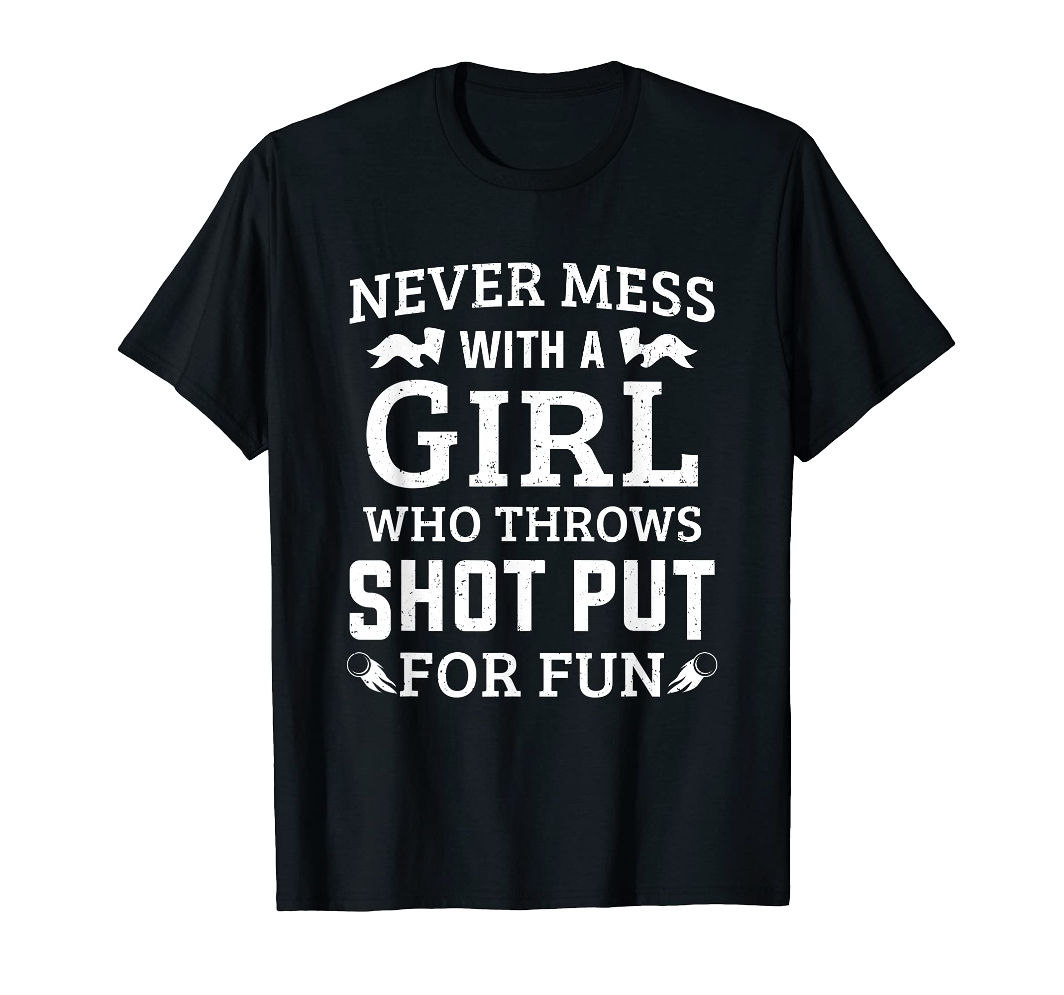 Discus Throwing Shot Put Discus Thrower Girl Track And Field T-Shirt