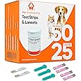 50 Test Strips for Pet Control HQ Blood Sugar Glucose Monitor System - Dog and Cat Glucose Monitoring