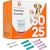 50 Test Strips for Pet Control HQ Blood Sugar Glucose Monitor System - Dog and Cat Glucose Monitoring