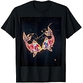 Galaxy Fish - Pisces Zodiac Sign T-Shirt