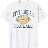 Pittsburgh Panthers Football Intensity Vintage White T-Shirt