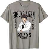 Bleach Sosuke Aizen Squad 5 Anime T-Shirt