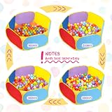 Eocolz Kids Ball Pit Large Pop Up Tent with Hoop Folding Storage Bag 1M view 4