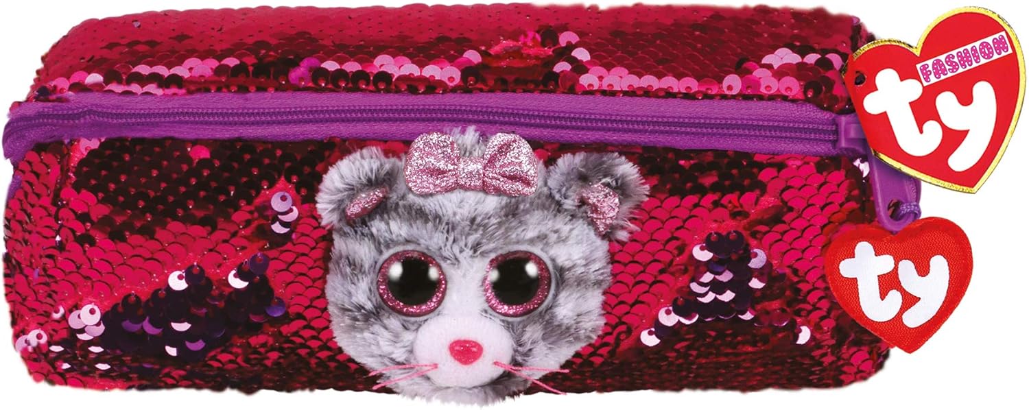 Trousse Peluche Sequins cm Kiki Le Chat Amazon Fr Bagages