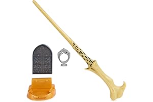 Wizarding World Harry Potter, 12-inch Magical Collector Voldemort Wand with Stand & Die-cast Icon, Magical Artifacts, Accesso