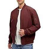 Rdruko Men's Lightweight Bomber Jacket Causal Fashion Stylish Windbreaker Light Jacket