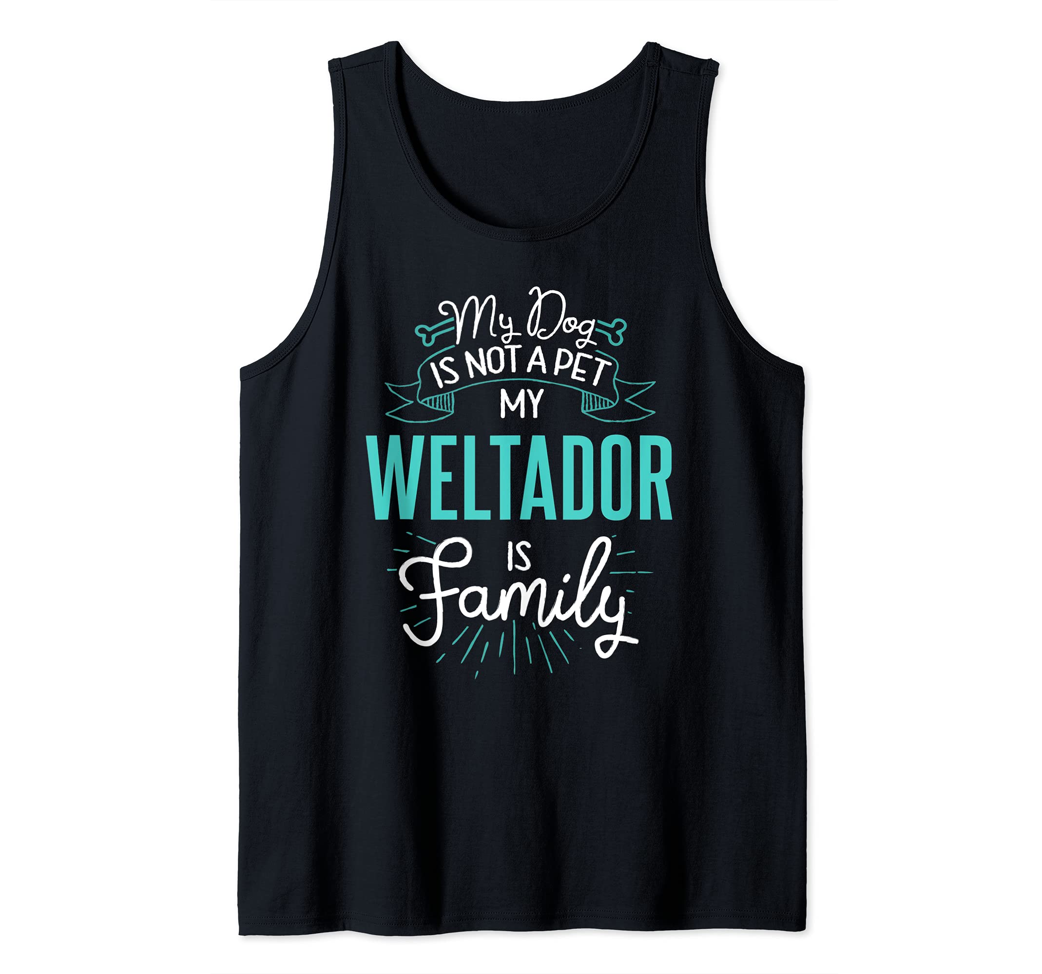 Cute Weltador Design Family Dog Giftn Tank Top