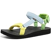 Muboliy Women's Sandals Casual Summer Water Sandals with Arch Support Yoga Mat Insole Outdoor Wadable Sandals