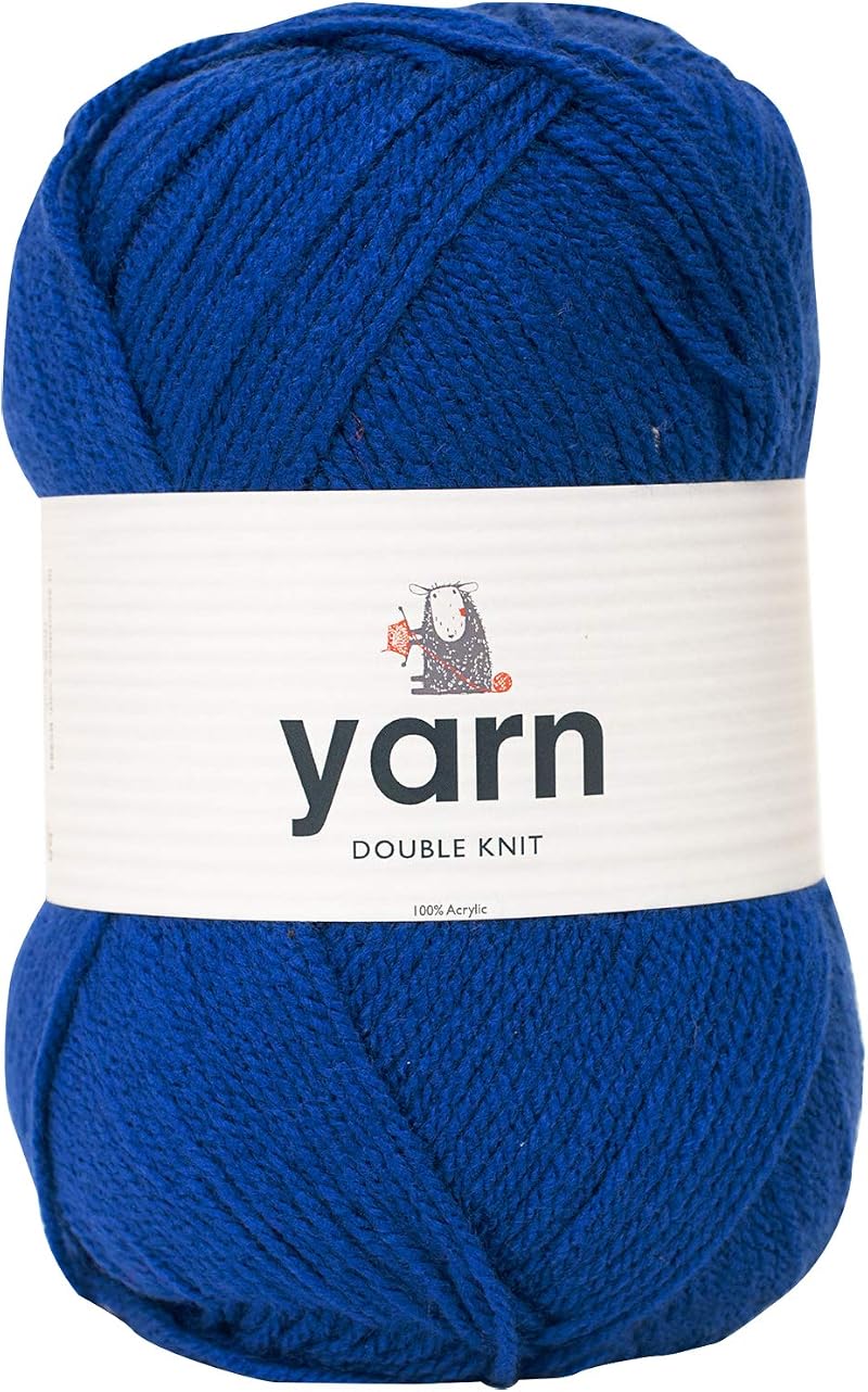 Korbond DK Royal Blue Yarn 100g Acrylic Wool 290m Double Knit