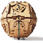 Puzzle Potato Philosopher's Stone Puzzle Box - Escape Room Game-3D Wooden Puzzles for Adults- Escape Room Game - Money Puzzle Box for Cash Gift Crystal Blue