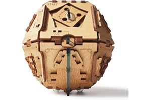 Puzzle Potato Philosopher's Stone Puzzle Box - Escape Room Game-3D Wooden Puzzles for Adults- Escape Room Game - Money Puzzle Box for Cash Gift Crystal Blue