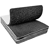 ZESION 4x6 inch Hook and Loop Strips with Adhesive, Nylon Heavy Duty Hook and Loop Tape, Excellent Grip, Non-Adhesive, Interlocking Tape,for Sewing, Crafting,DIY,Wall Adhesive Strips - 6 Sets