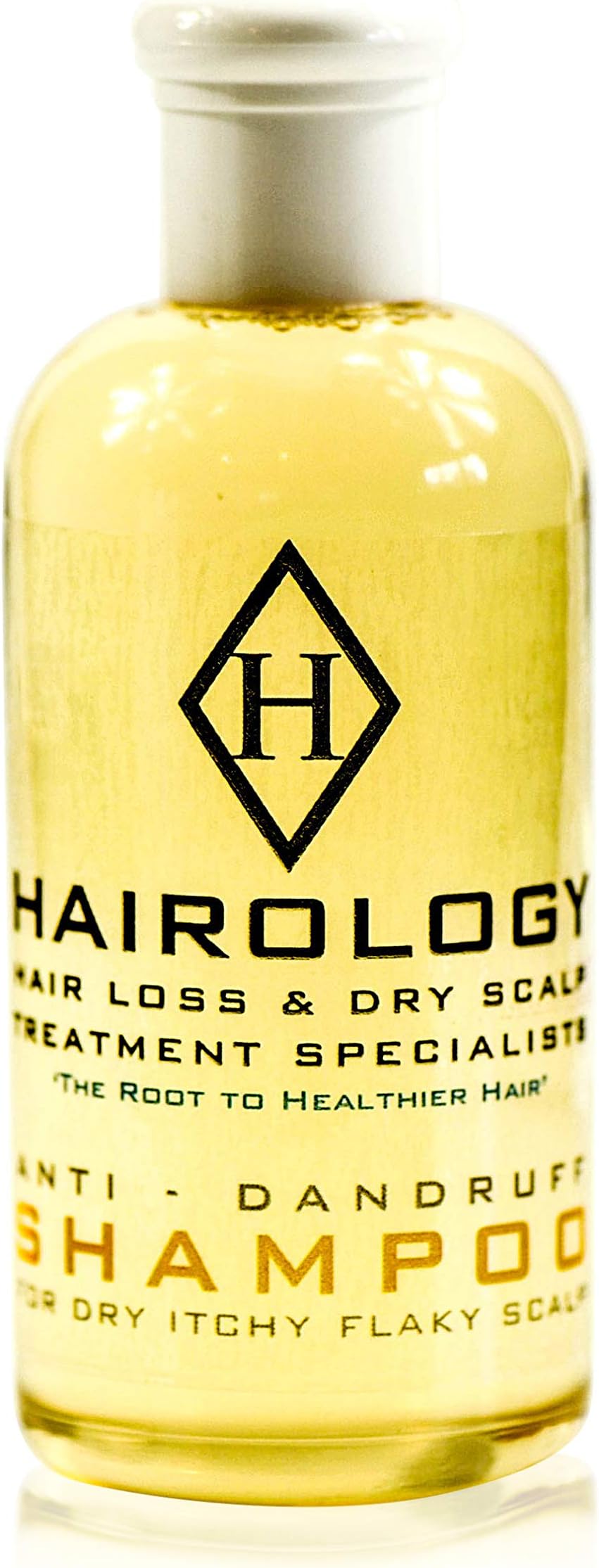 Anti-Fungal Anti-Dandruff Shampoo for Dry Flaky Itchy Scalp for Men and Women. By Hairology. 150ml.