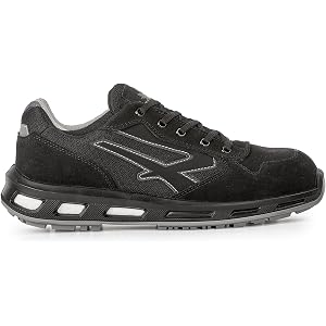 U Power Unisex Low-Cut Work Shoe, Breathable Leathe, Alloy Toe, 3.5-14 | Static Dissipative, Slip Resistant (Oily & Wet Surfa
