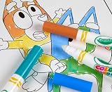 CRAYOLA Color Wonder Bluey Colouring Mess-Free Book 18 Pages 5 Markers view 7