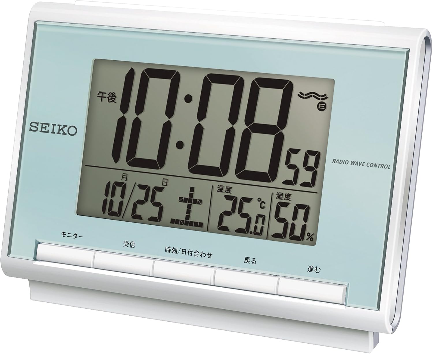 Amazon.co.jp SEIKO CLOCK Digital Alarm Clock, Radio Clock Home & Kitchen