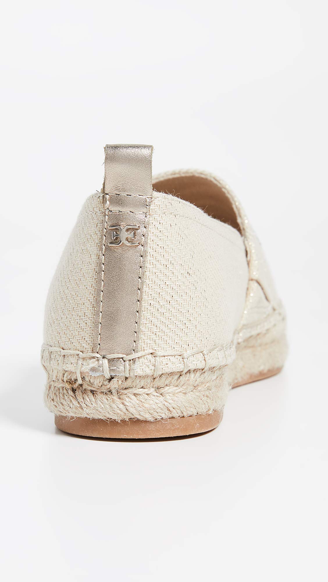 Sam Edelman Women's Khloe Espadrilles, Natural, Graphic, Off White, Metallic, 8 Medium US - Image 5