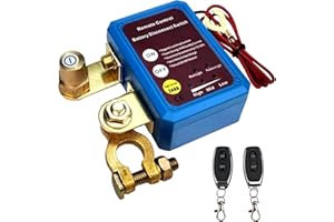 HELLO MEOW Kill Switch for Car, Remote Battery Disconnect Switch 12V 240A Car Kill Switch Anti-Theft Killswitch for Car,RV,Trailer, Trucks,ATV,UTV,Motorcycle, Boats, and Marine Batteries