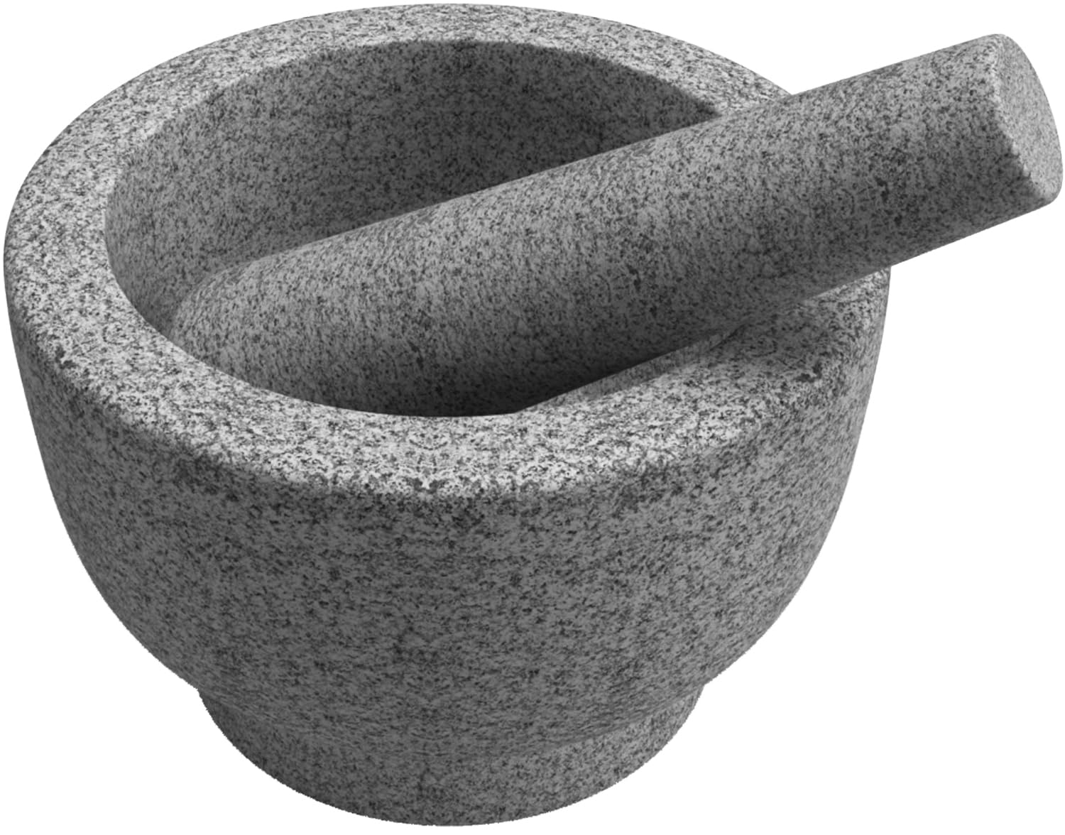 Umien Granite Mortar and Pestle Set Guacamole Bowl Molcajete Mexicano 2