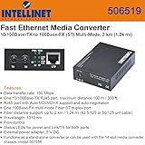 Intellinet 506519 Fast Ethernet Media Converter 10/100Base-TX to 100Base-FX (ST)